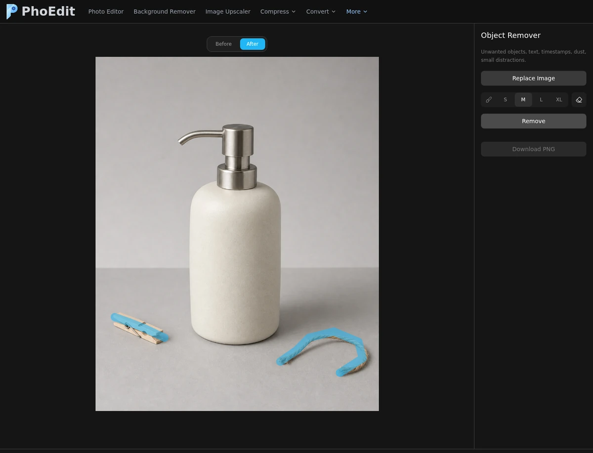 Separate masks over the authorized wooden clip and twine