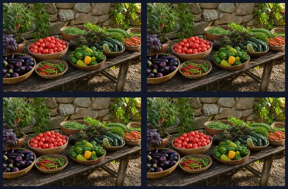 The same input after resize only, compression only, and resize followed by compression